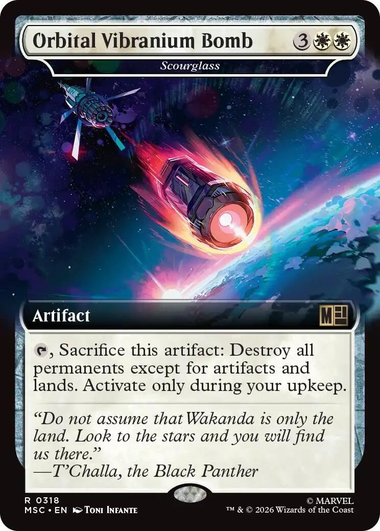 Orbital Vibranium Bomb - Scourglass (Extended Art) [Marvel Super Heroes Commander] | Exor Games Bridgewater