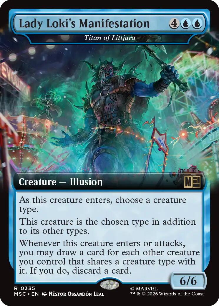 Lady Loki's Manifestation - Titan of Littjara (Extended Art) [Marvel Super Heroes Commander] | Exor Games Bridgewater
