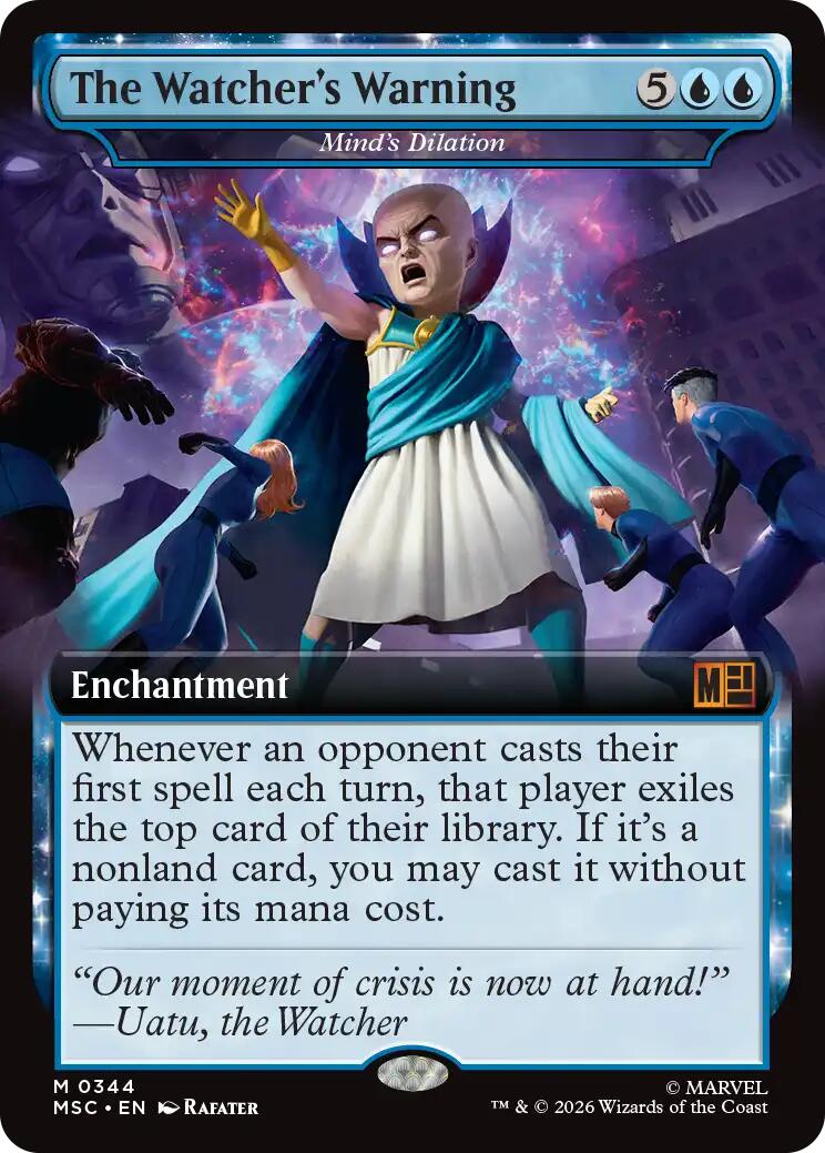 The Watcher's Warning - Mind's Dilation (Extended Art) [Marvel Super Heroes Commander] | Exor Games Bridgewater