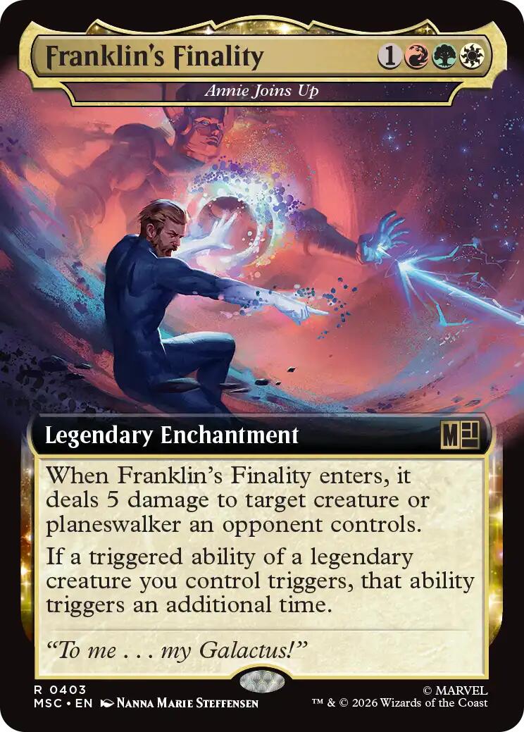Franklin's Finality - Annie Joins Up (Extended Art) [Marvel Super Heroes Commander] | Exor Games Bridgewater