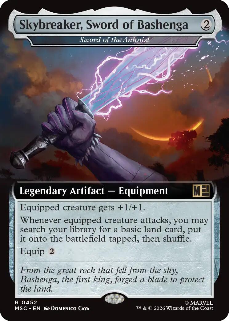 Skybreaker, Sword of Bashenga - Sword of the Animist (Extended Art) [Marvel Super Heroes Commander] | Exor Games Bridgewater