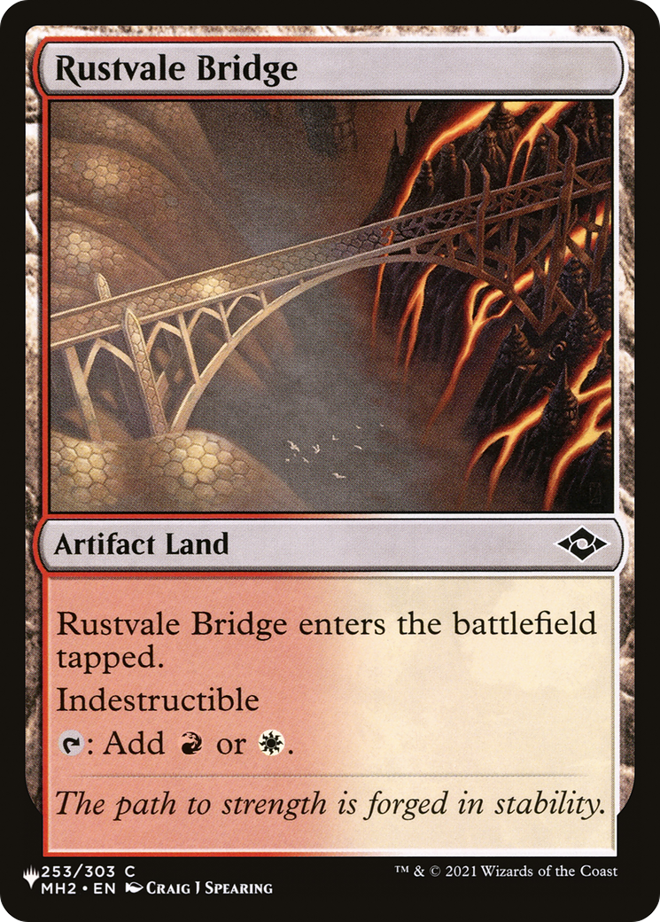 Rustvale Bridge [The List Reprints] | Exor Games Bridgewater