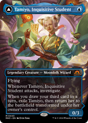 Tamiyo, Inquisitive Student // Tamiyo, Seasoned Scholar (Borderless) [Modern Horizons 3] | Exor Games Bridgewater