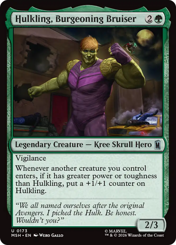 Hulkling, Burgeoning Bruiser [Marvel Super Heroes] | Exor Games Bridgewater