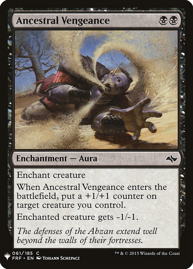 Ancestral Vengeance [Mystery Booster] | Exor Games Bridgewater