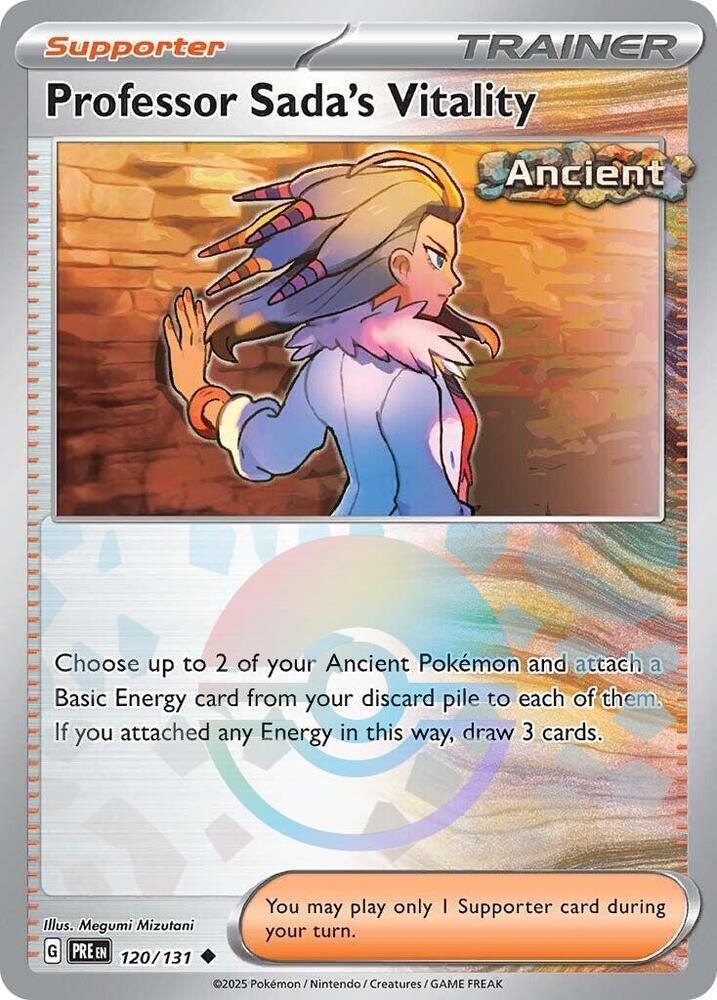 Professor Sada's Vitality (120/131) (Poke Ball Pattern) [Scarlet & Violet: Prismatic Evolutions] | Exor Games Bridgewater