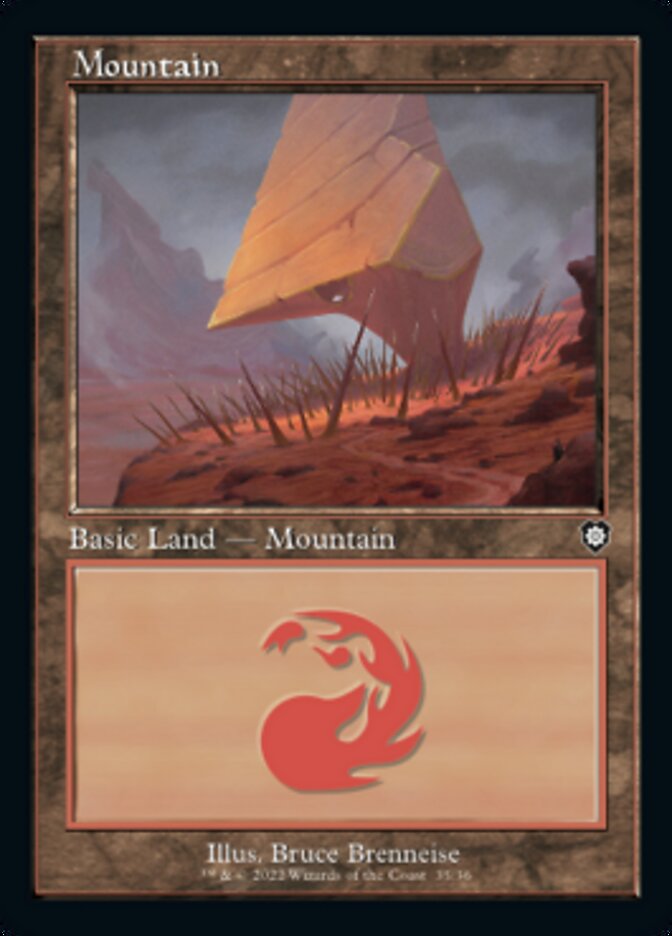Mountain (035) (Retro) [The Brothers' War Commander] | Exor Games Bridgewater