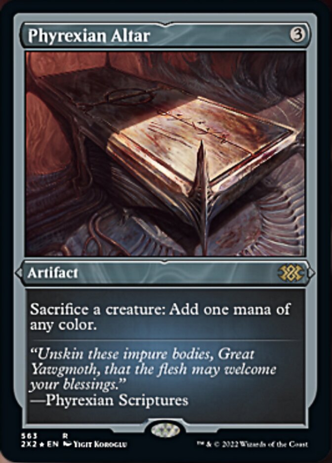 Phyrexian Altar (Foil Etched) [Double Masters 2022] | Exor Games Bridgewater