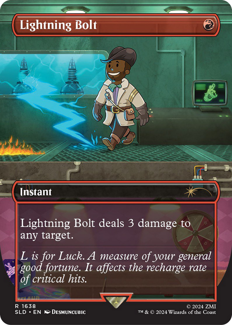 Lightning Bolt (1638) (Rainbow Foil) [Secret Lair Drop Series] | Exor Games Bridgewater