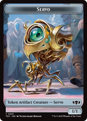 Servo // Warrior Double-Sided Token [Tarkir: Dragonstorm Commander Tokens] | Exor Games Bridgewater