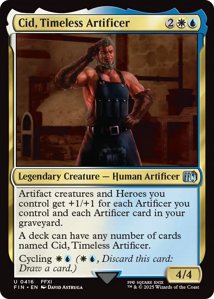 Cid, Timeless Artificer (0416) [FINAL FANTASY] | Exor Games Bridgewater