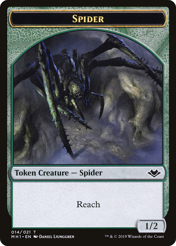 Shapeshifter // Spider Double-Sided Token [Modern Horizons Tokens] | Exor Games Bridgewater