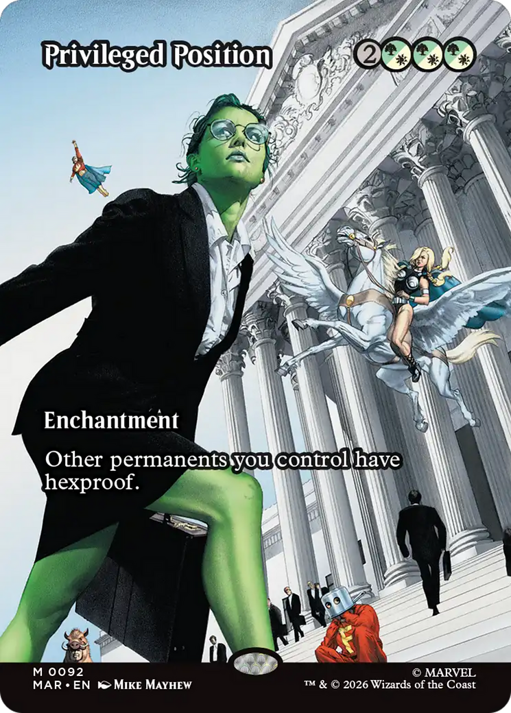 Privileged Position (Borderless) [Marvel Universe: Eternal-Legal] | Exor Games Bridgewater