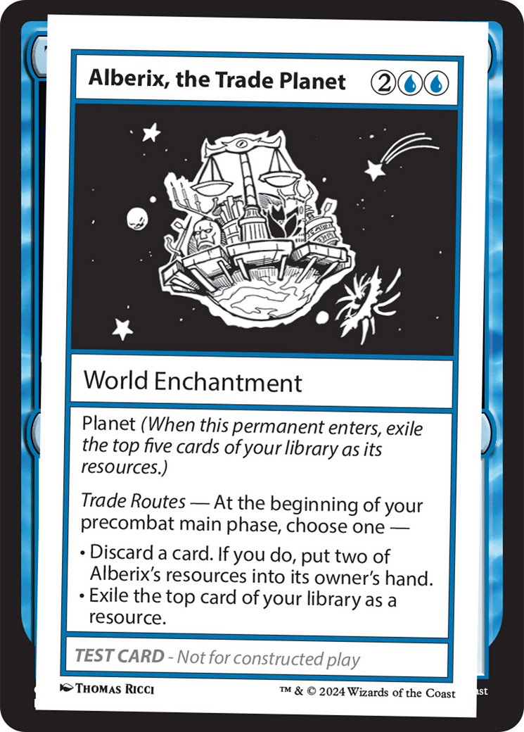 Alberix, the Trade Planet [Mystery Booster 2 Playtest Cards] | Exor Games Bridgewater