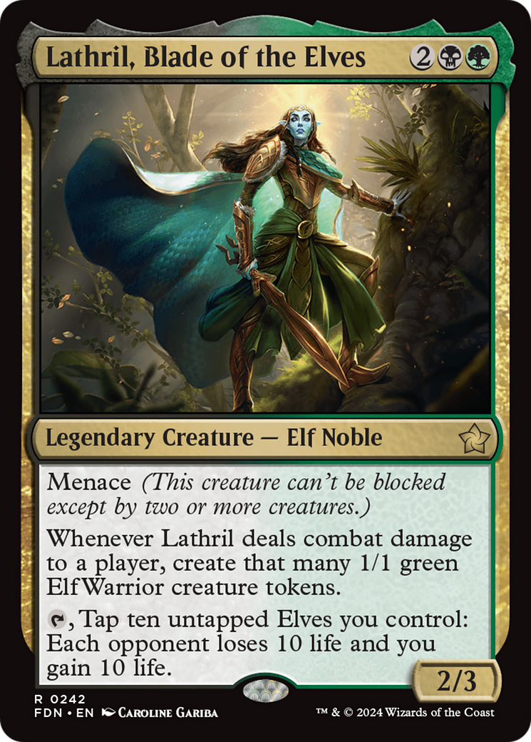 Lathril, Blade of the Elves [Foundations] | Exor Games Bridgewater