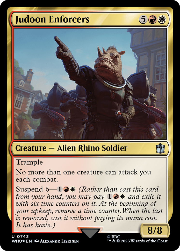 Judoon Enforcers (Surge Foil) [Doctor Who] | Exor Games Bridgewater