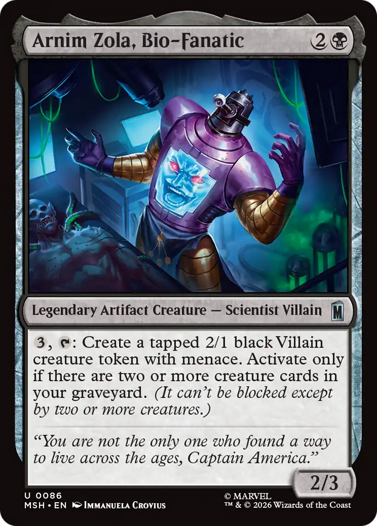 Arnim Zola, Bio-Fanatic [Marvel Super Heroes] | Exor Games Bridgewater