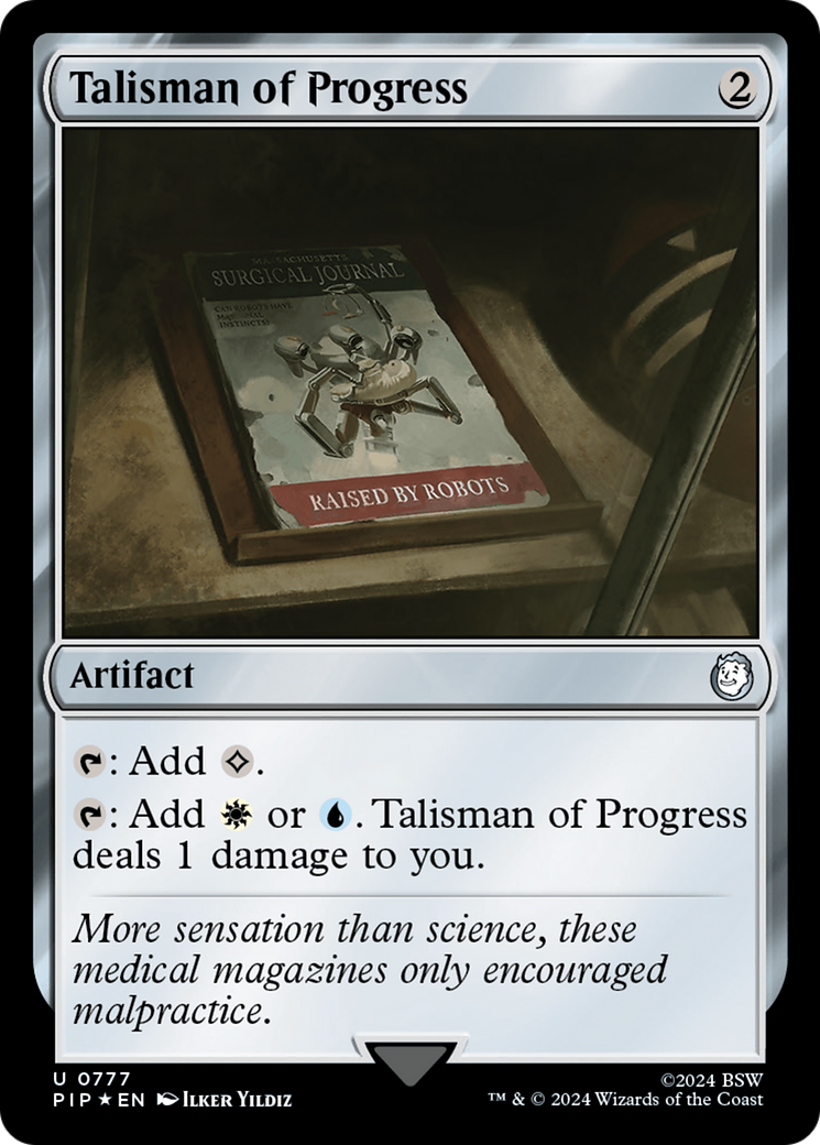 Talisman of Progress (Surge Foil) [Fallout] | Exor Games Bridgewater