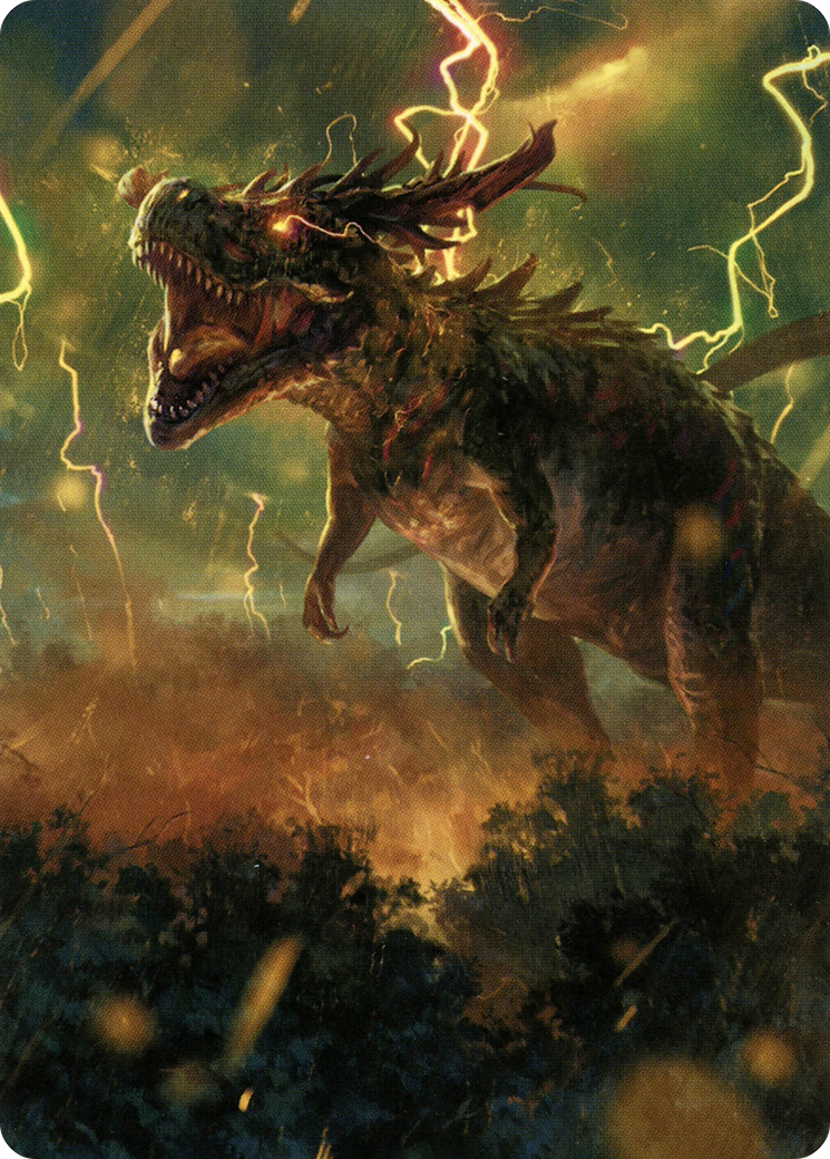 Thrasta, Tempest's Roar Art Card (42) [Modern Horizons 2 Art Series] | Exor Games Bridgewater