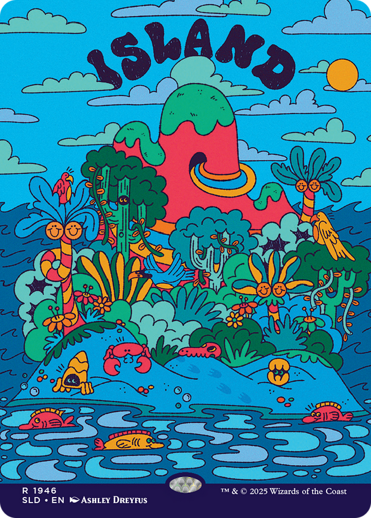 Island (1946) (Rainbow Foil) [Secret Lair Drop Series] | Exor Games Bridgewater