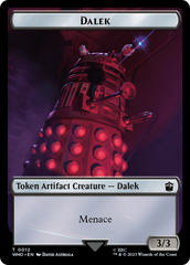 Dalek // Mark of the Rani Double-Sided Token [Doctor Who Tokens] | Exor Games Bridgewater