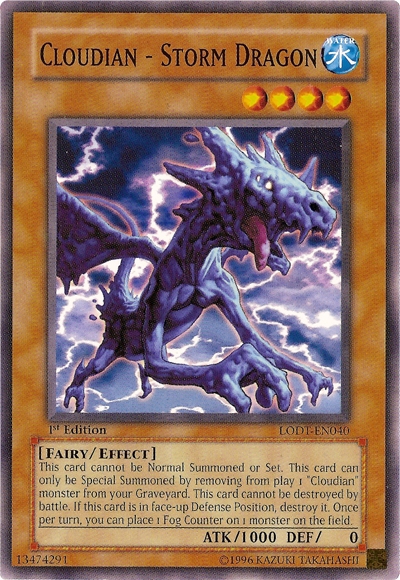 Cloudian - Storm Dragon [LODT-EN040] Common | Exor Games Bridgewater