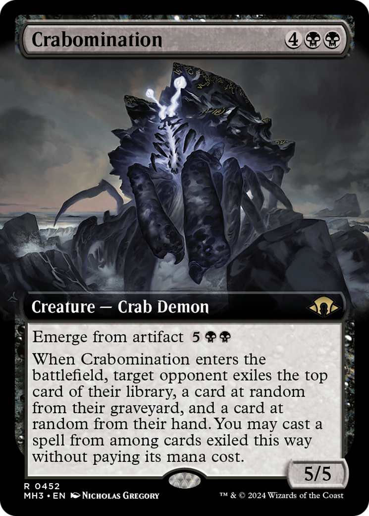 Crabomination (Extended Art) [Modern Horizons 3] | Exor Games Bridgewater