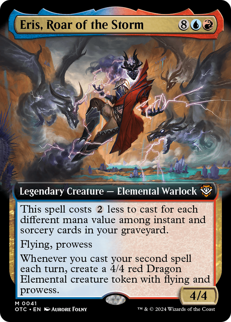 Eris, Roar of the Storm (Extended Art) [Outlaws of Thunder Junction Commander] | Exor Games Bridgewater
