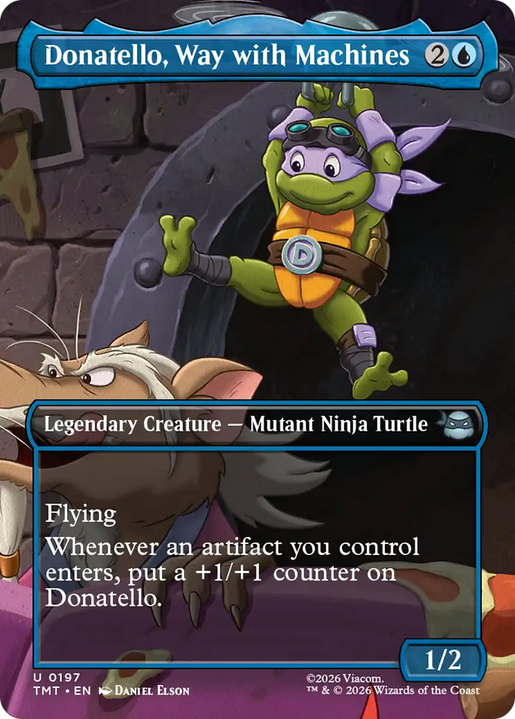 Donatello, Way with Machines (Borderless) [Teenage Mutant Ninja Turtles] | Exor Games Bridgewater