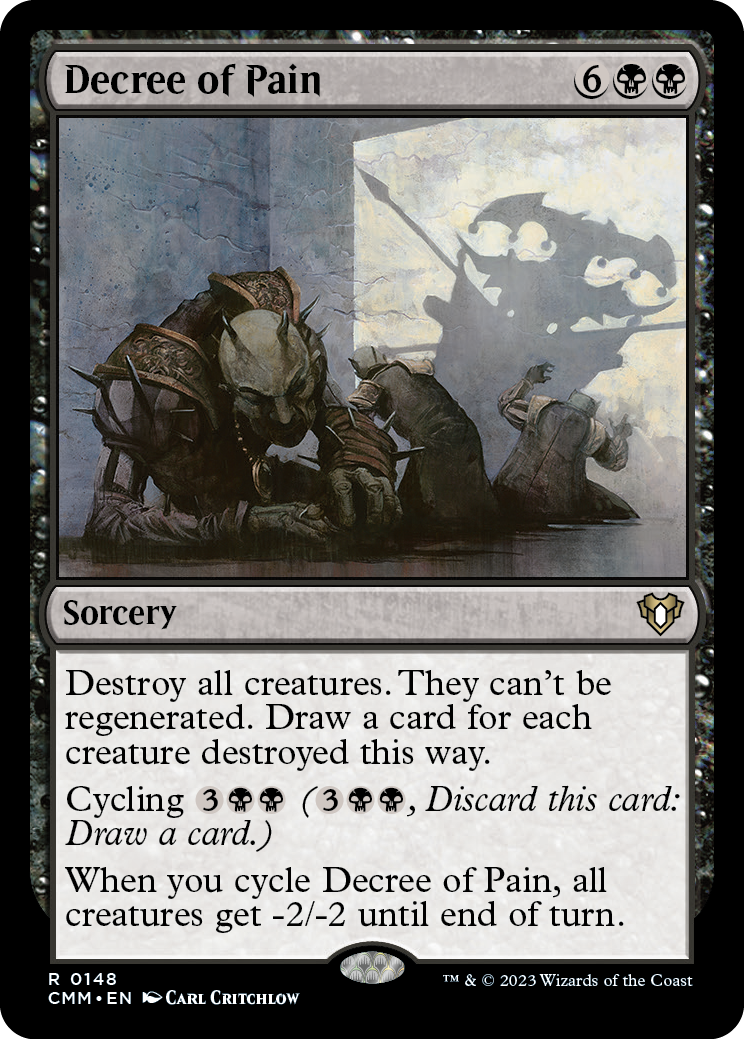 Decree of Pain [Commander Masters] | Exor Games Bridgewater