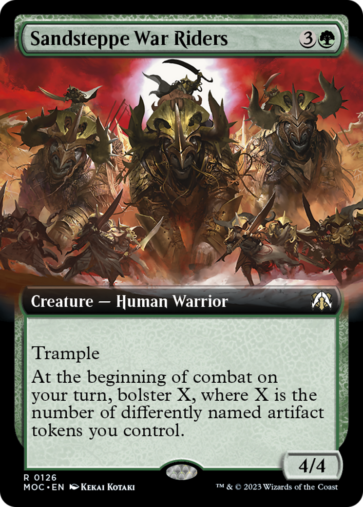 Sandsteppe War Riders (Extended Art) [March of the Machine Commander] | Exor Games Bridgewater