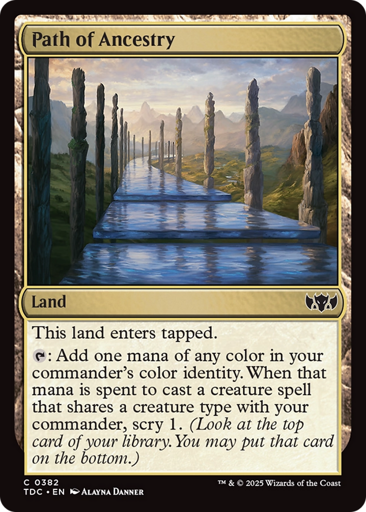 Path of Ancestry [Tarkir: Dragonstorm Commander] | Exor Games Bridgewater