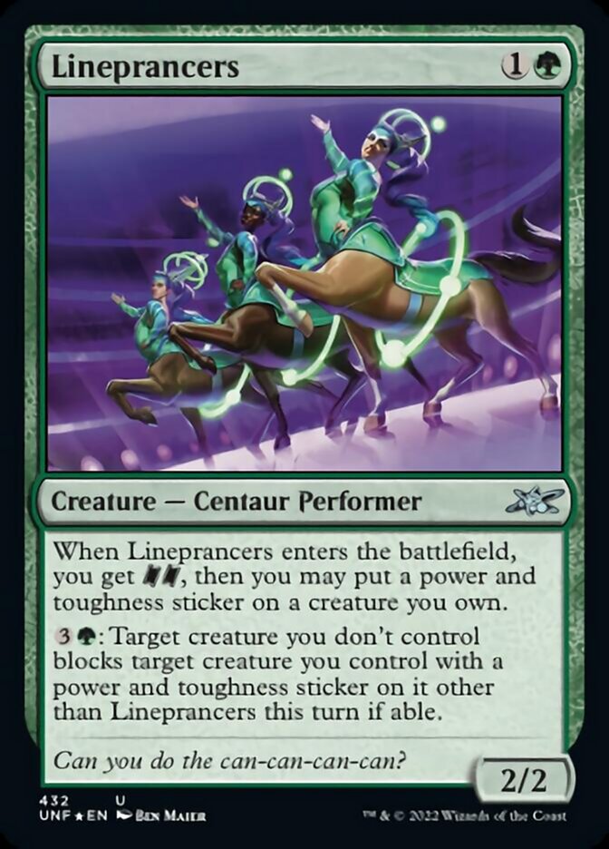 Lineprancers (Galaxy Foil) [Unfinity] | Exor Games Bridgewater