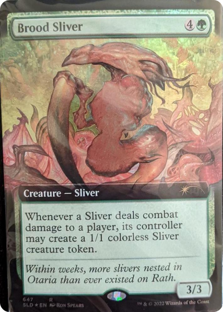 Brood Sliver (Extended Art) [Secret Lair Drop Promos] | Exor Games Bridgewater