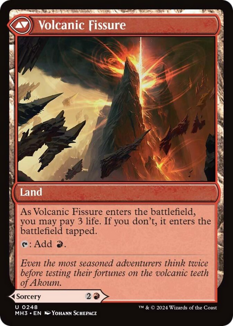 Sundering Eruption // Volcanic Fissure [Modern Horizons 3] | Exor Games Bridgewater