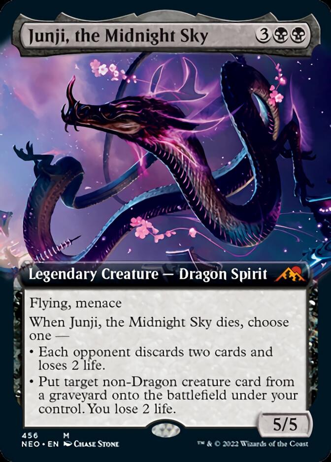 Junji, the Midnight Sky (Extended Art) [Kamigawa: Neon Dynasty] | Exor Games Bridgewater