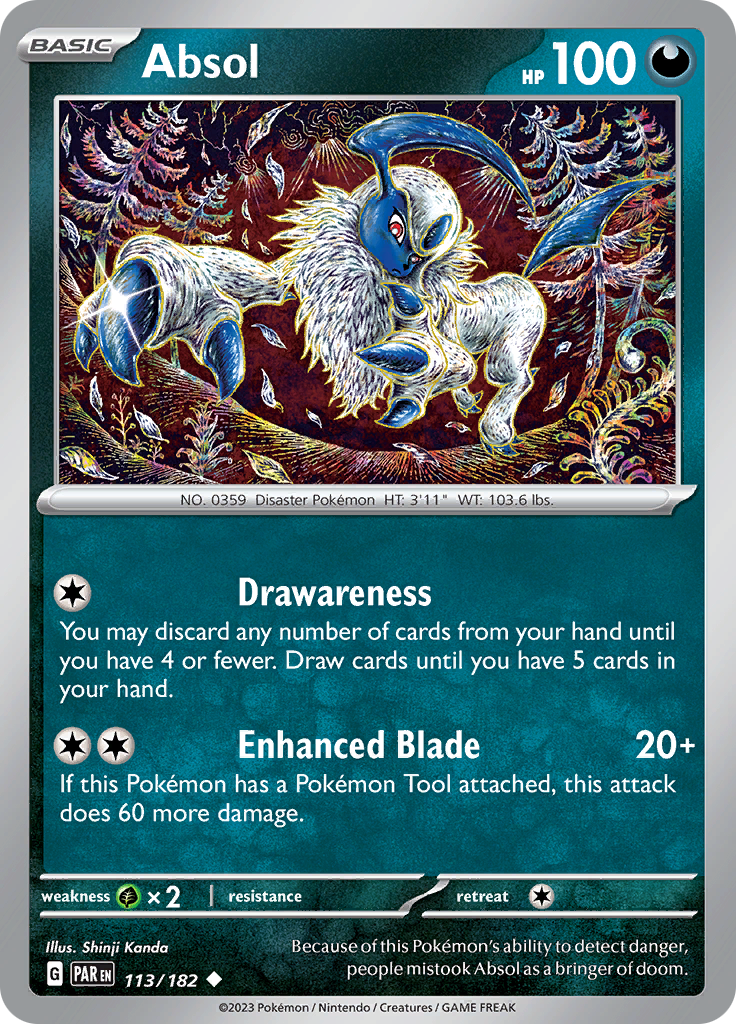 Absol (113/182) [Scarlet & Violet: Paradox Rift] | Exor Games Bridgewater