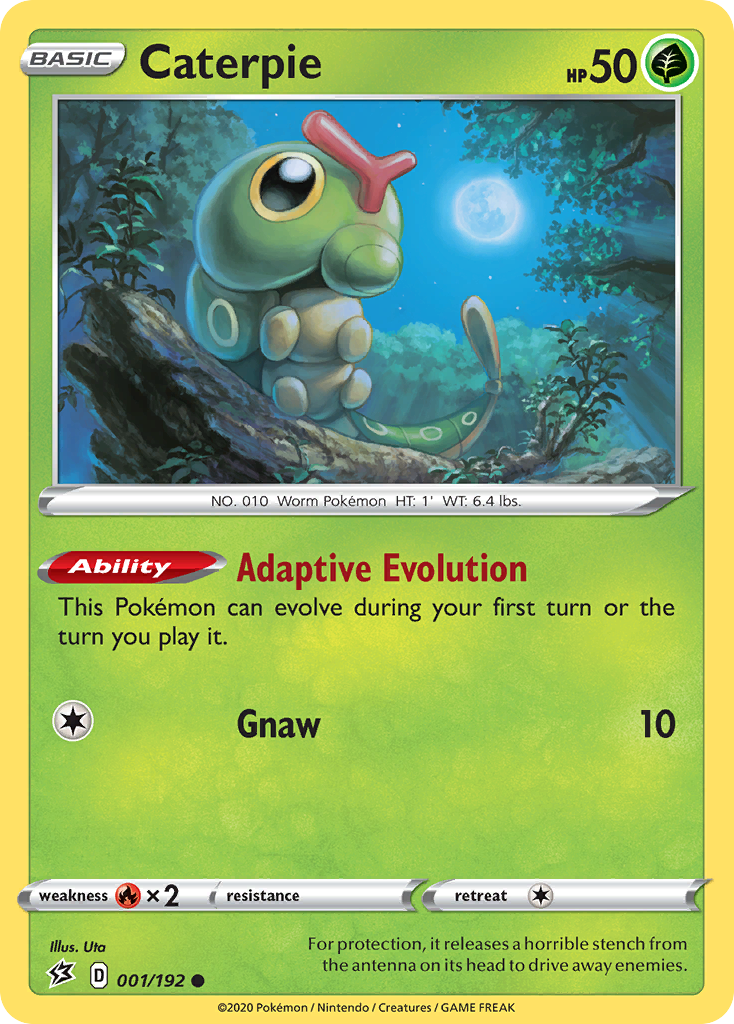 Caterpie (001/192) [Sword & Shield: Rebel Clash] | Exor Games Bridgewater