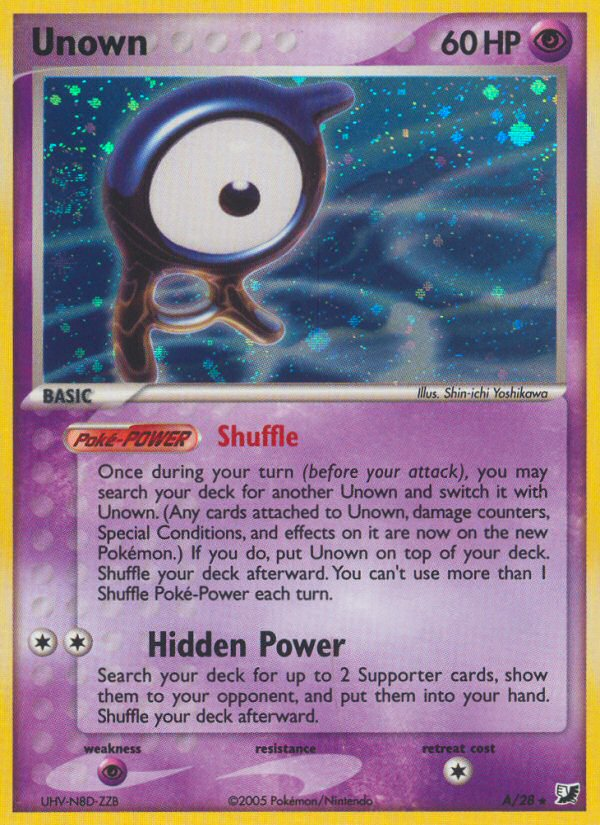 Unown (A/28) [EX: Unseen Forces] | Exor Games Bridgewater