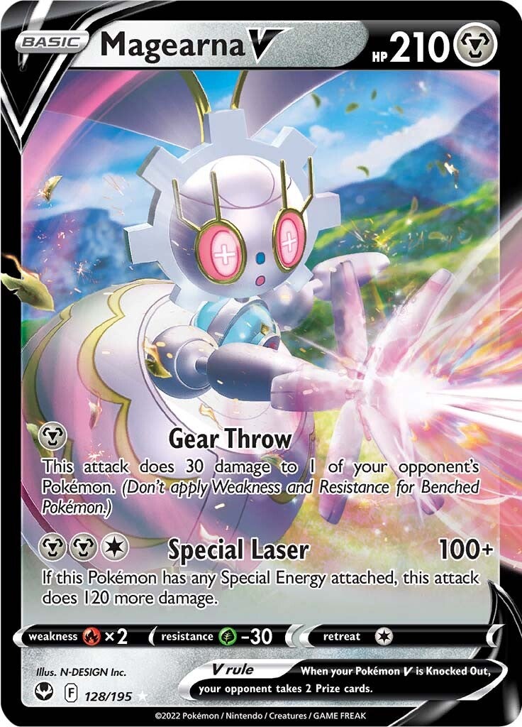 Magearna V (128/195) [Sword & Shield: Silver Tempest] | Exor Games Bridgewater