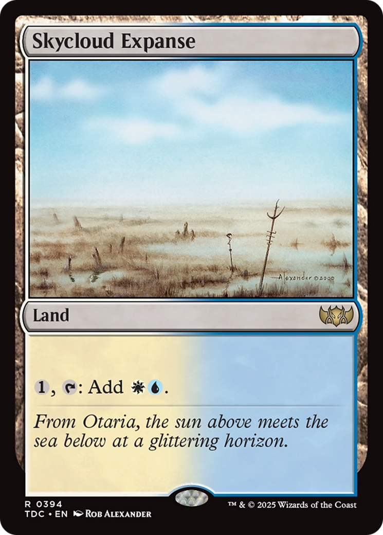 Skycloud Expanse [Tarkir: Dragonstorm Commander] | Exor Games Bridgewater