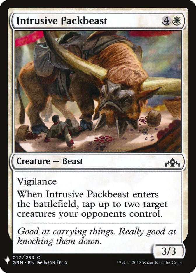 Intrusive Packbeast [Mystery Booster] | Exor Games Bridgewater