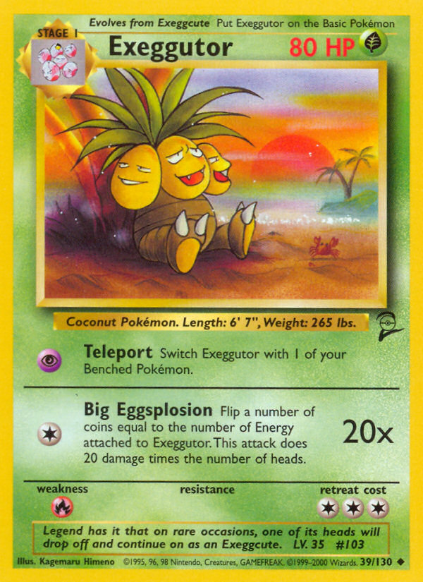 Exeggutor (39/130) [Base Set 2] | Exor Games Bridgewater