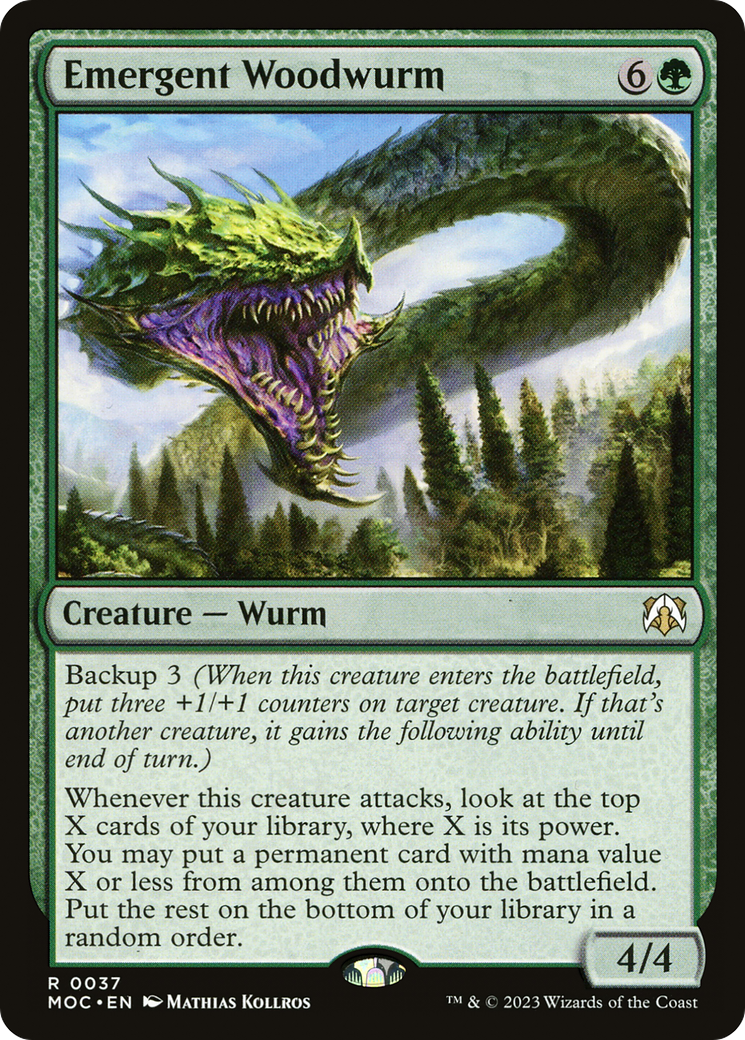 Emergent Woodwurm [March of the Machine Commander] | Exor Games Bridgewater