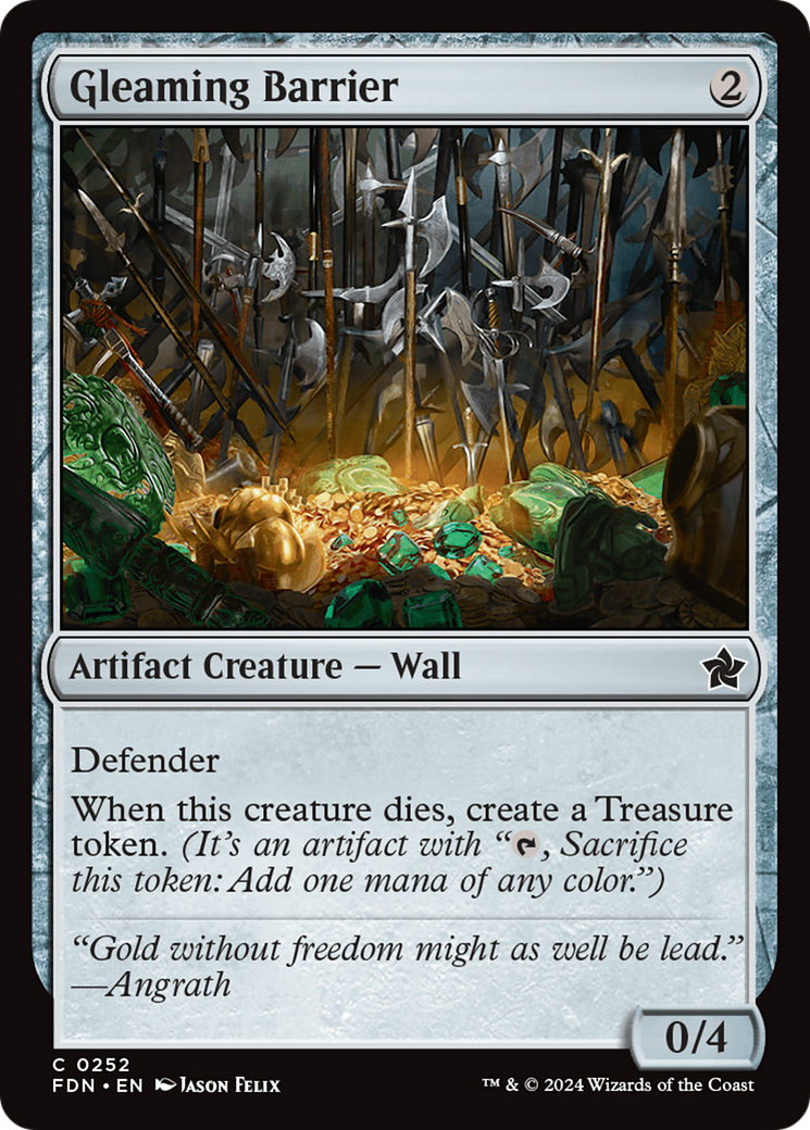 Gleaming Barrier [Foundations] | Exor Games Bridgewater