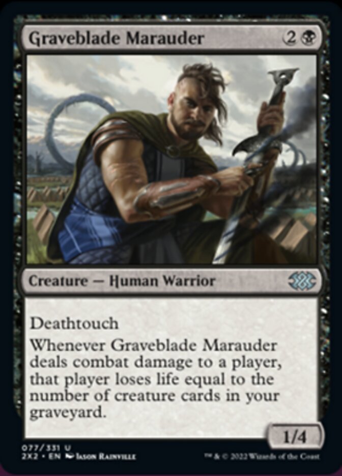 Graveblade Marauder [Double Masters 2022] | Exor Games Bridgewater