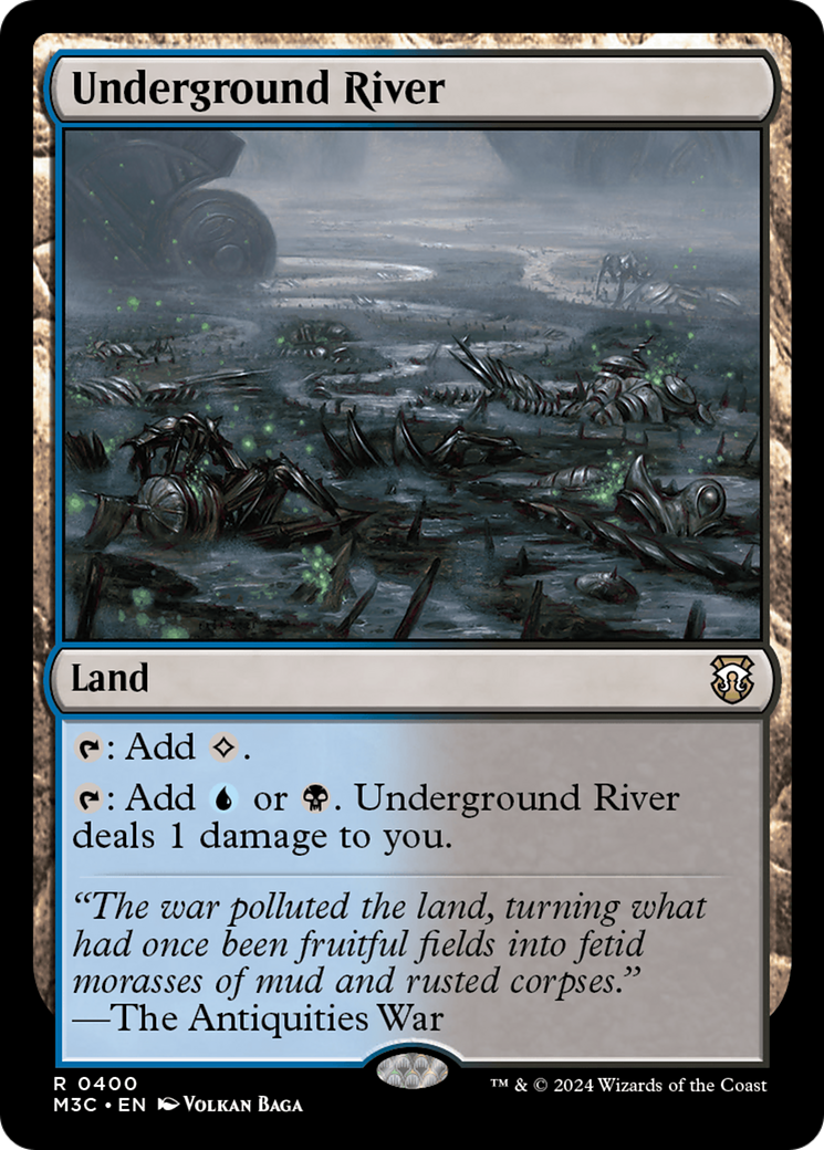 Underground River (Ripple Foil) [Modern Horizons 3 Commander] | Exor Games Bridgewater