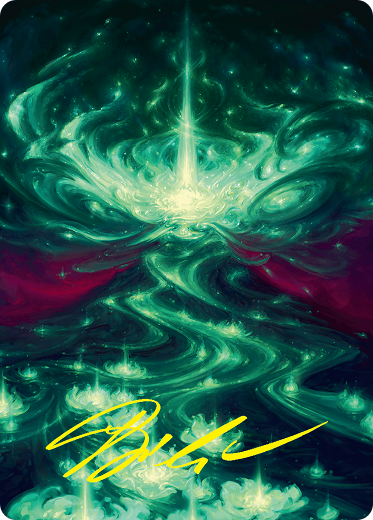 Genesis Wave Art Card (54/54) (Gold-Stamped Signature) [Foundations Art Series] | Exor Games Bridgewater