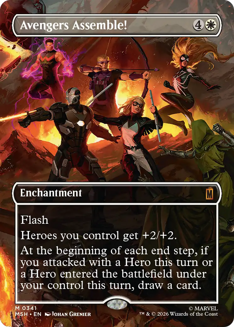 Avengers Assemble! (Borderless) (0341) [Marvel Super Heroes] | Exor Games Bridgewater