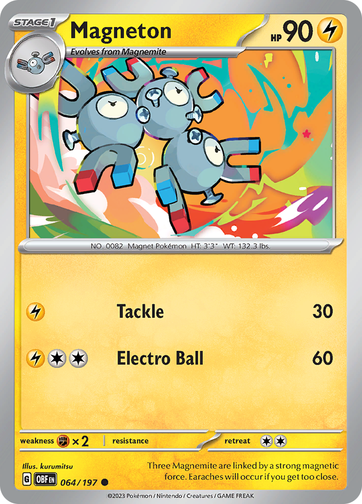 Magneton (064/197) [Scarlet & Violet: Obsidian Flames] | Exor Games Bridgewater